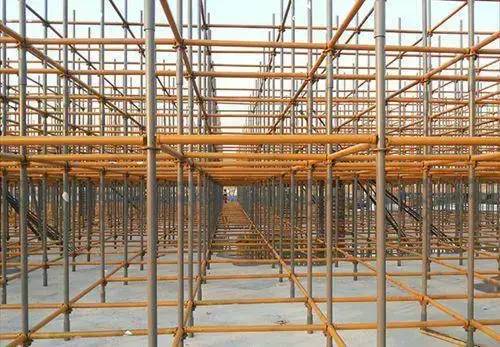 (2)模板支撑架的施工步骤